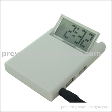 Alarm clock with 4 ports USB HUB